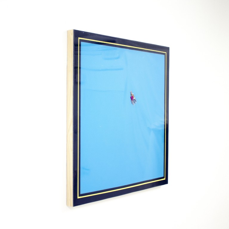 RUBEN ARTIST - Swimmers 149 - Swimmers Modern Blue Art Ocean Swimmer Painting Mediana RUBEN ARTIST - Swimmers 149 - Swimmers Modern Blue Art Ocean Swimmer Painting Mediana