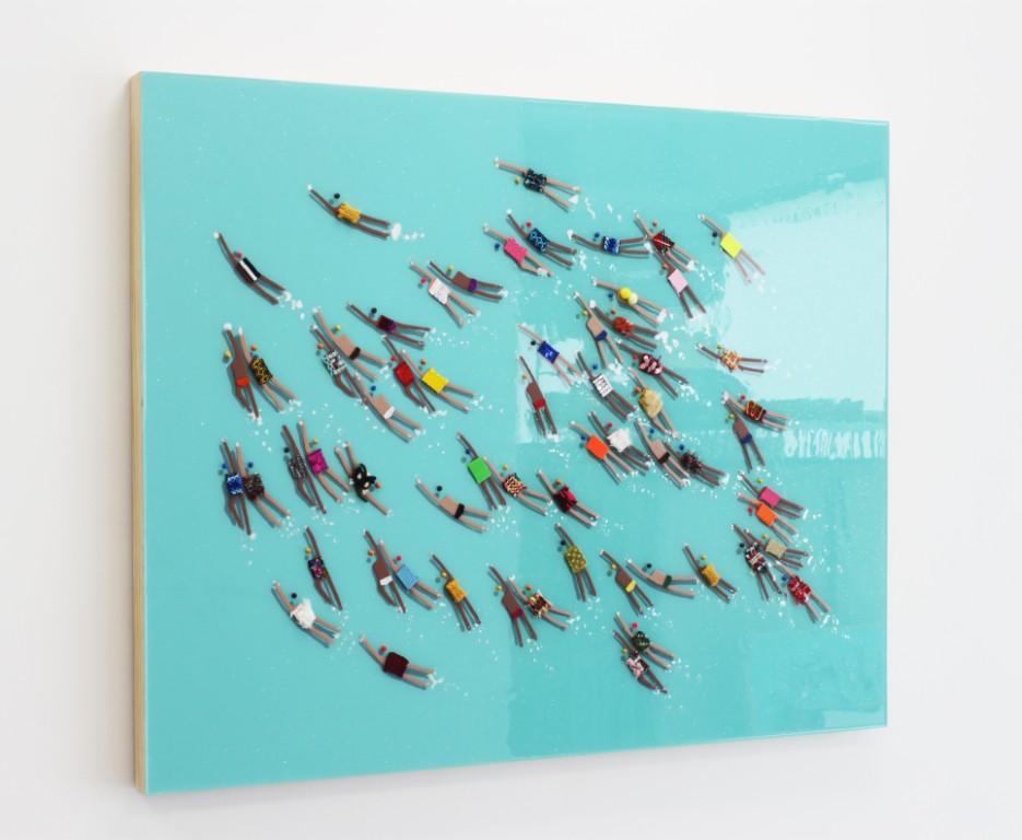 RUBEN ARTIST - Swimmers 174 - Swimmers Whispers of Freedom across aquamarine tides in Abstract Modern Swimming Composition Mediana RUBEN ARTIST - Swimmers 174 - Swimmers Whispers of Freedom across aquamarine tides in Abstract Modern Swimming Composition Mediana