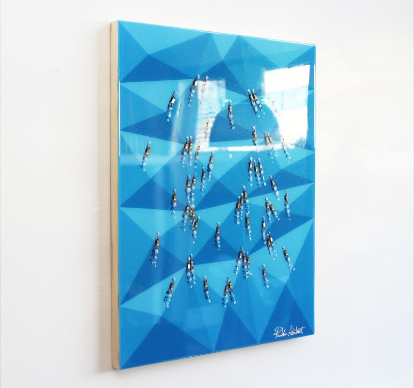 RUBEN ARTIST - Swimmers 822 - Swimmers Deep Sea Facets Blue Spectrum Swimmers Mediana RUBEN ARTIST - Swimmers 822 - Swimmers Deep Sea Facets Blue Spectrum Swimmers Mediana