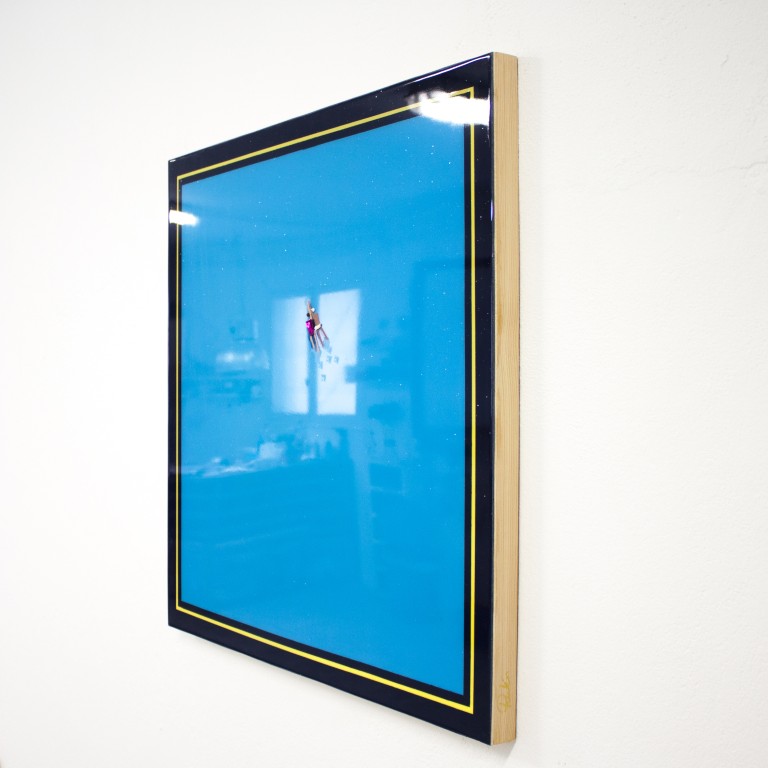 RUBEN ARTIST - Swimmers 149 - Swimmers Unique Seascape Art Minimal Open Water Swimmer Mediana RUBEN ARTIST - Swimmers 149 - Swimmers Unique Seascape Art Minimal Open Water Swimmer Mediana