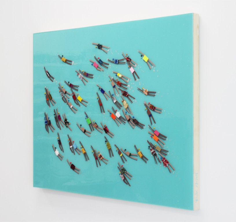 RUBEN ARTIST - Swimmers 174 - Swimmers Aquamarine Waters holding diverse swimmers in Abstract Artistic Journey of Expression Mediana RUBEN ARTIST - Swimmers 174 - Swimmers Aquamarine Waters holding diverse swimmers in Abstract Artistic Journey of Expression Mediana