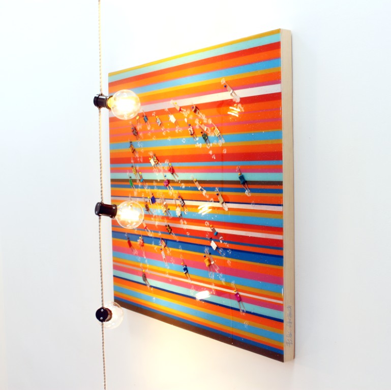 RUBEN ARTIST - Swimmers 176 - Swimmers Vibrant Stripes and Sea Movements celebrating summer joy in Contemporary Swimmers Art Mediana RUBEN ARTIST - Swimmers 176 - Swimmers Vibrant Stripes and Sea Movements celebrating summer joy in Contemporary Swimmers Art Mediana