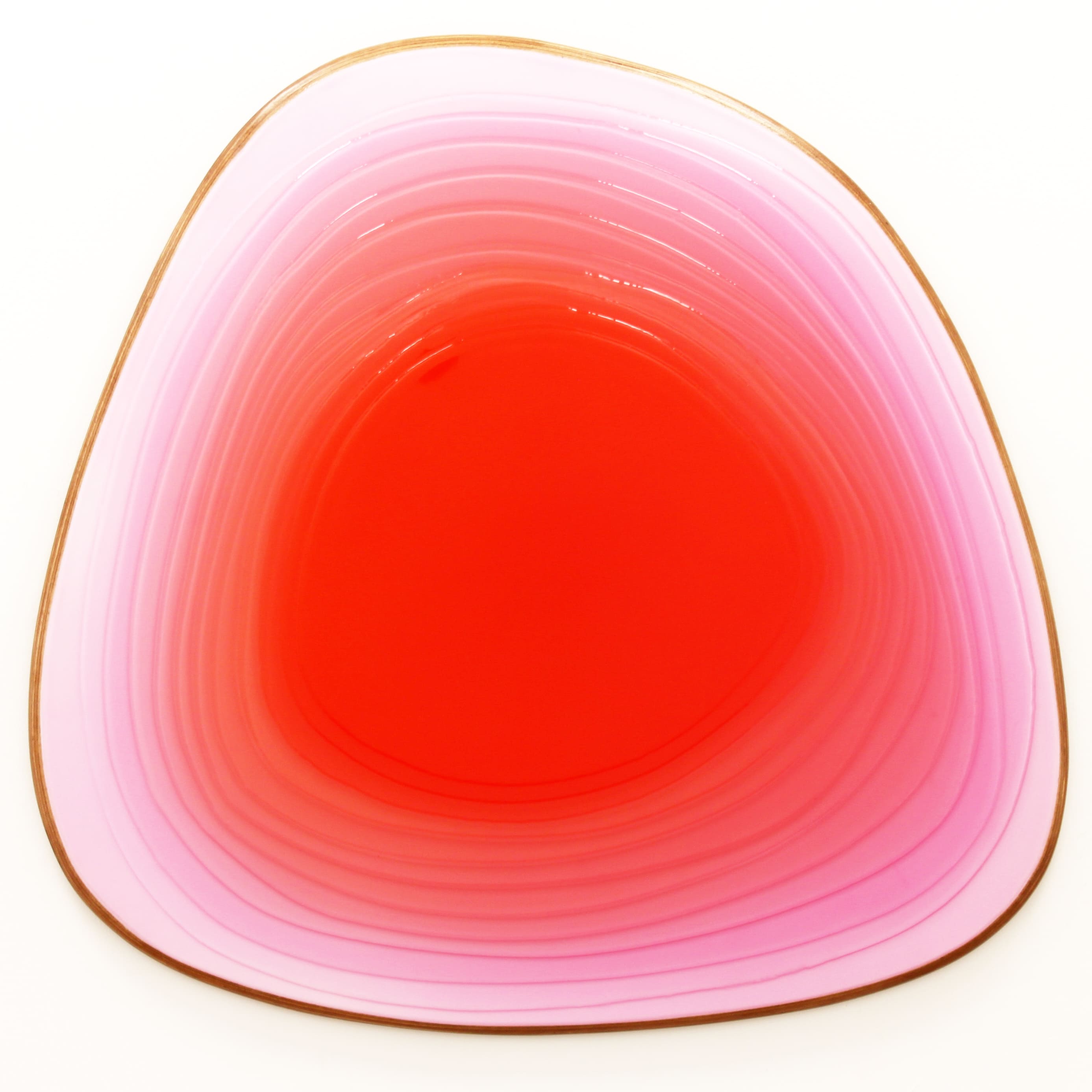 RUBEN ARTIST - Underwater 6334 - UnderWater A Blazing Heart Rising from Soft Pink Waves