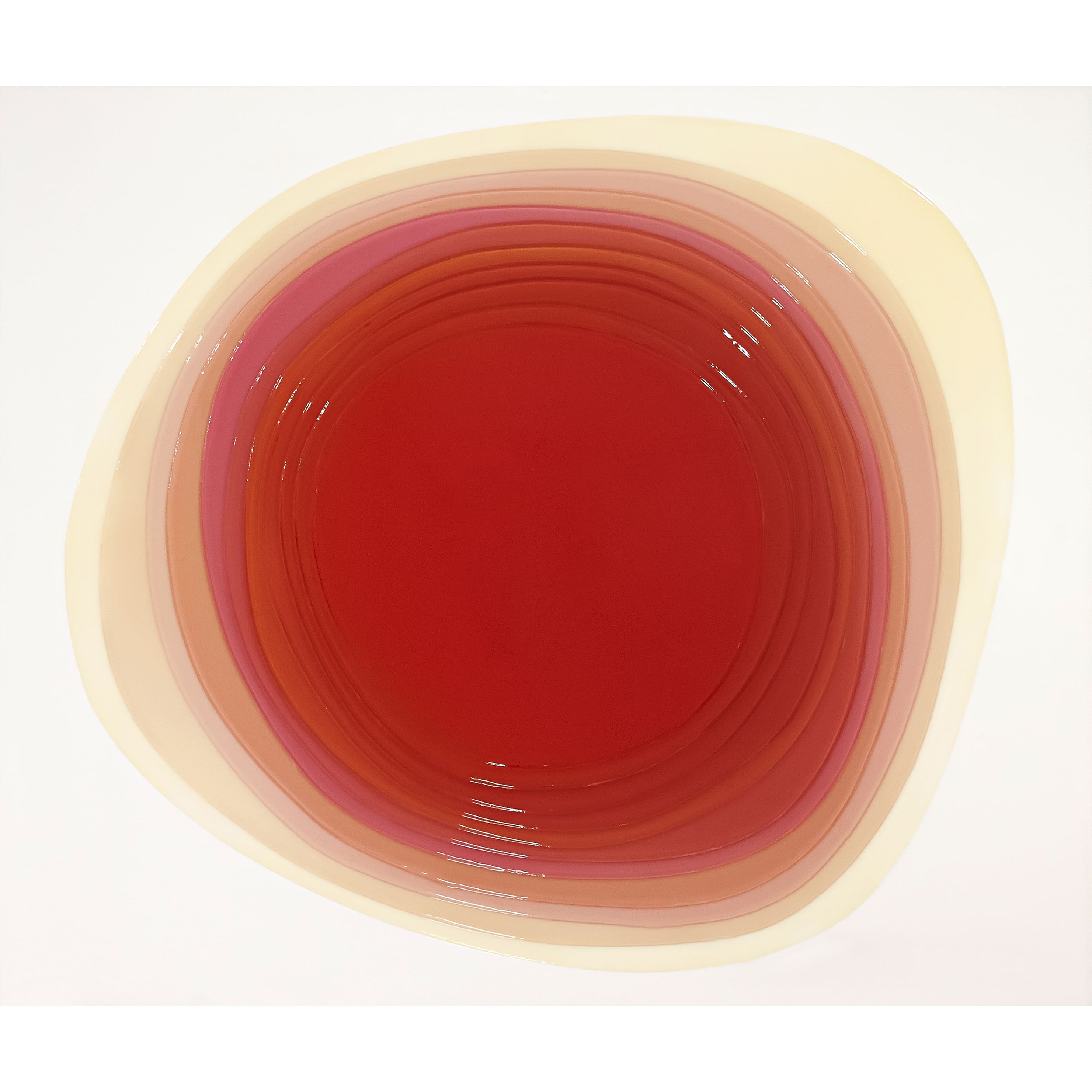 RUBEN ARTIST - Underwater 6389 - UnderWater Deep Red Resin with Radiant Layers