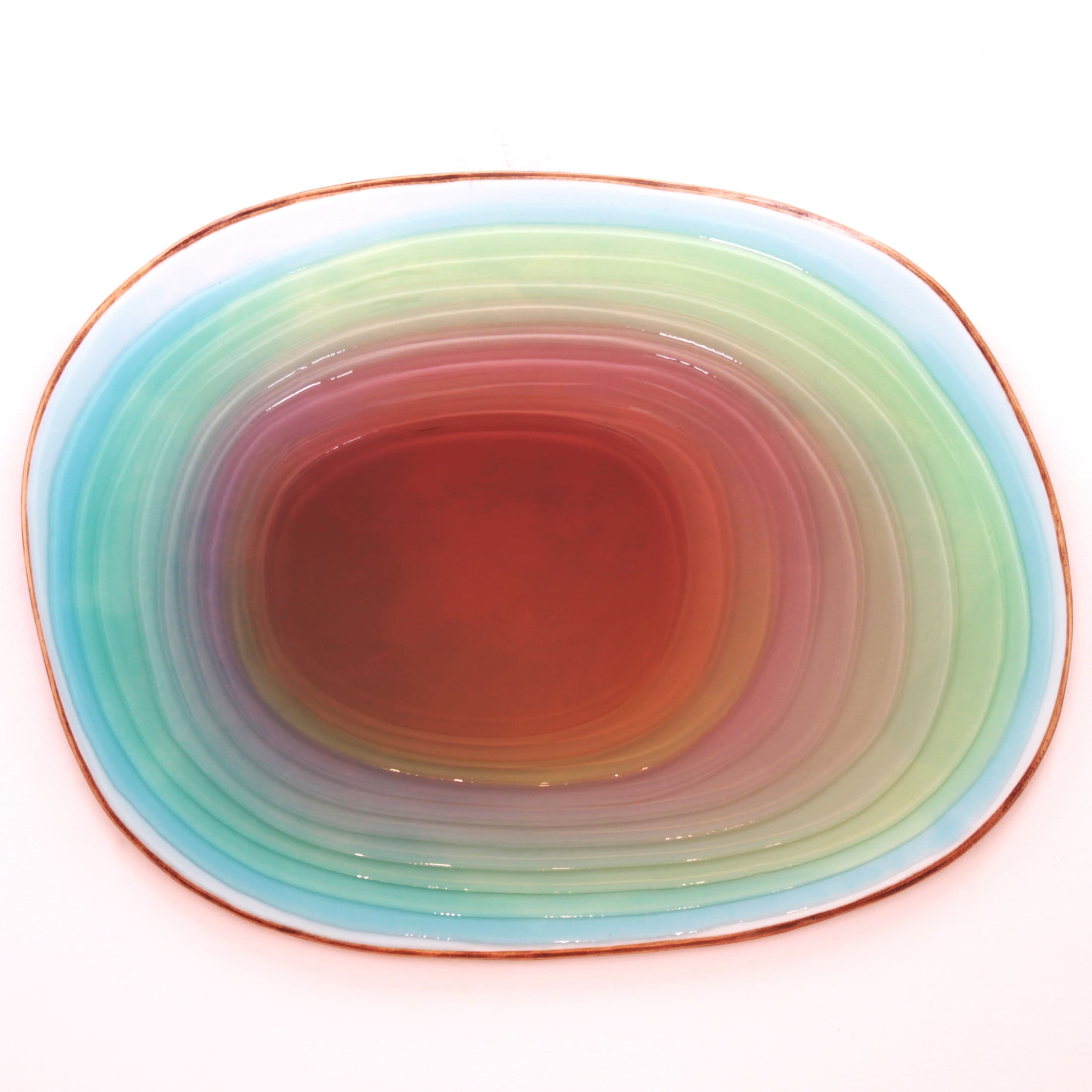 RUBEN ARTIST - Underwater 6337 - UnderWater Layers of Red Heart Surrounded by Calm Light