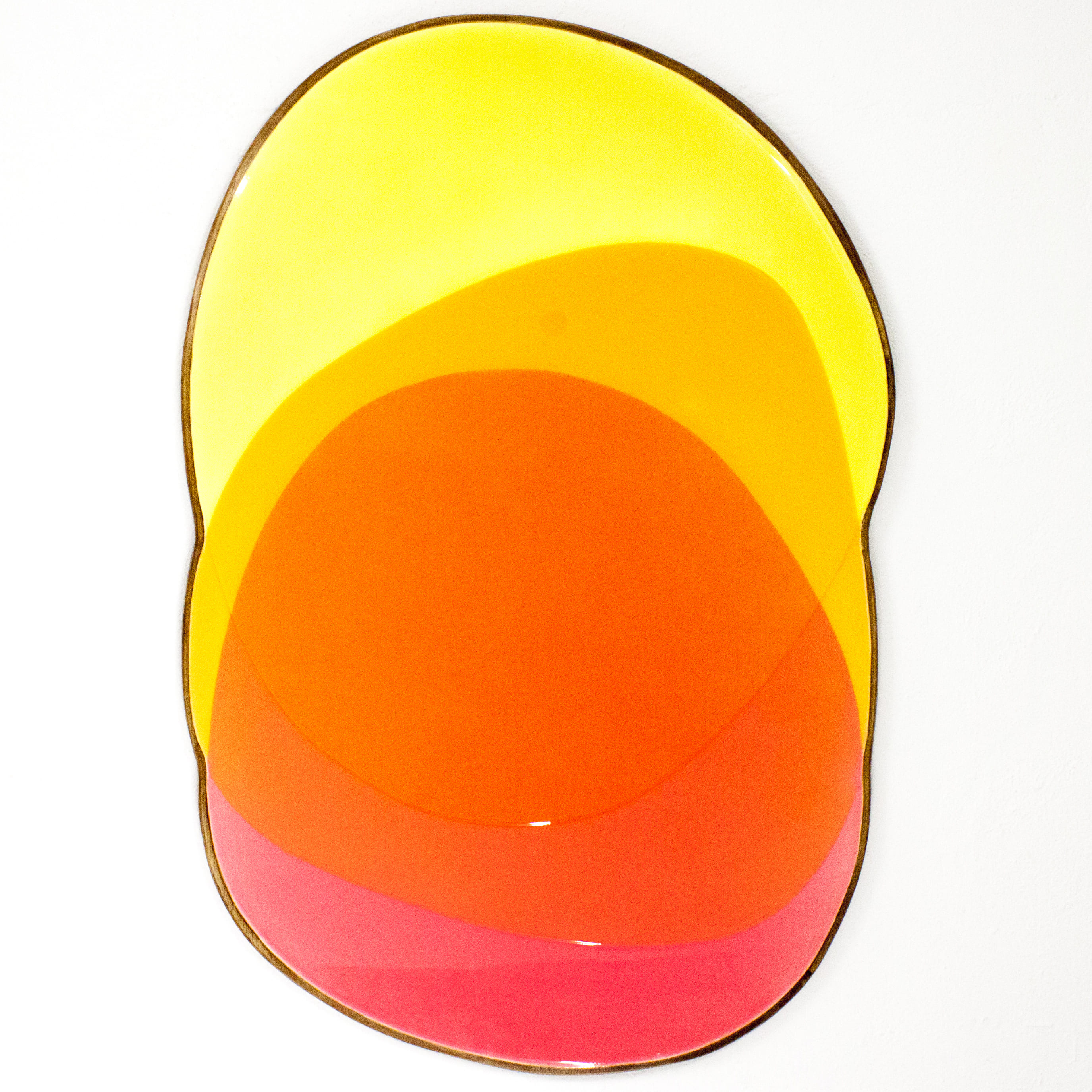 RUBEN ARTIST - Underwater 6432 - UnderWater Rainbow Abstract in Layers of Resin
