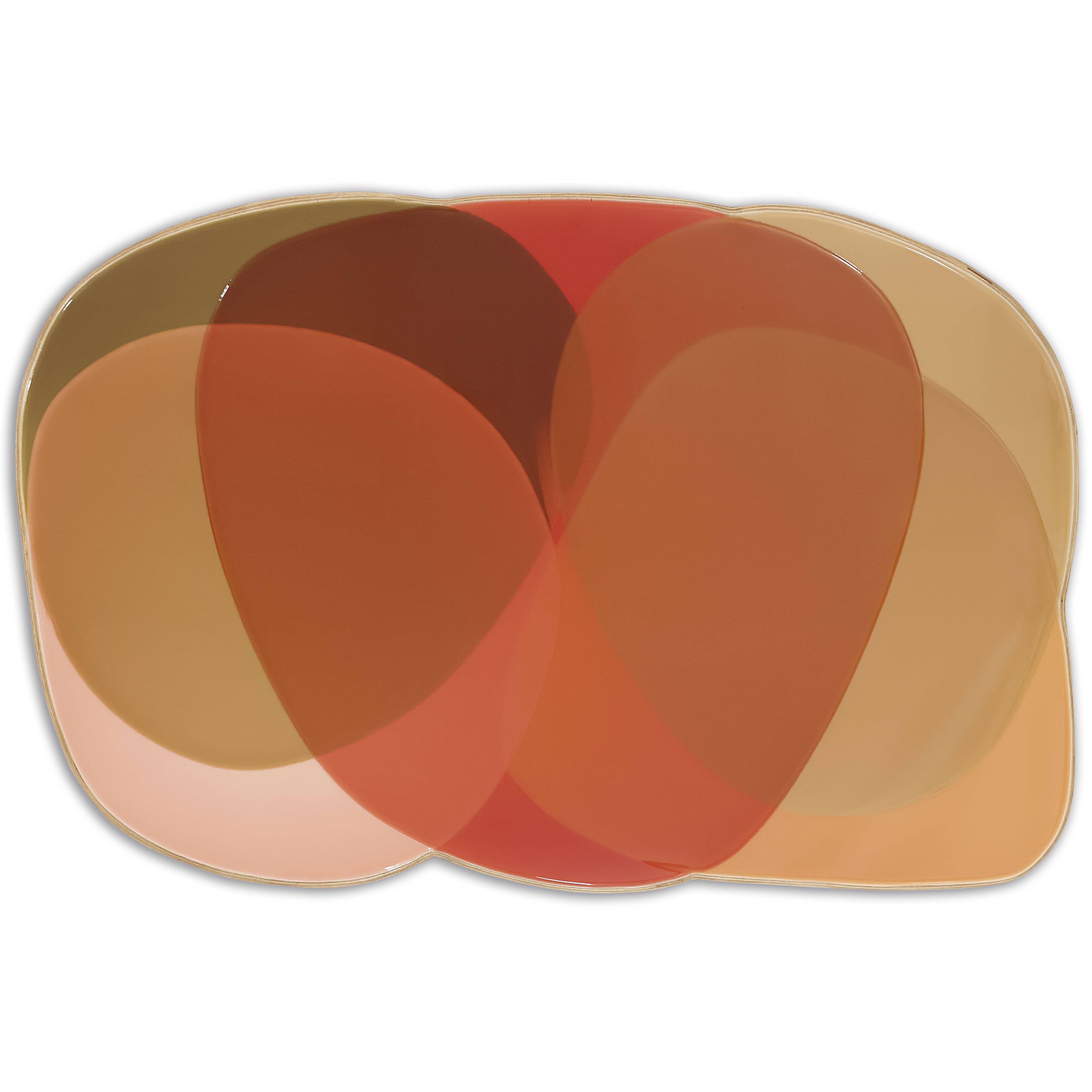 RUBEN ARTIST - Underwater 6389 - UnderWater Red Brown Layers in Autumn Resin