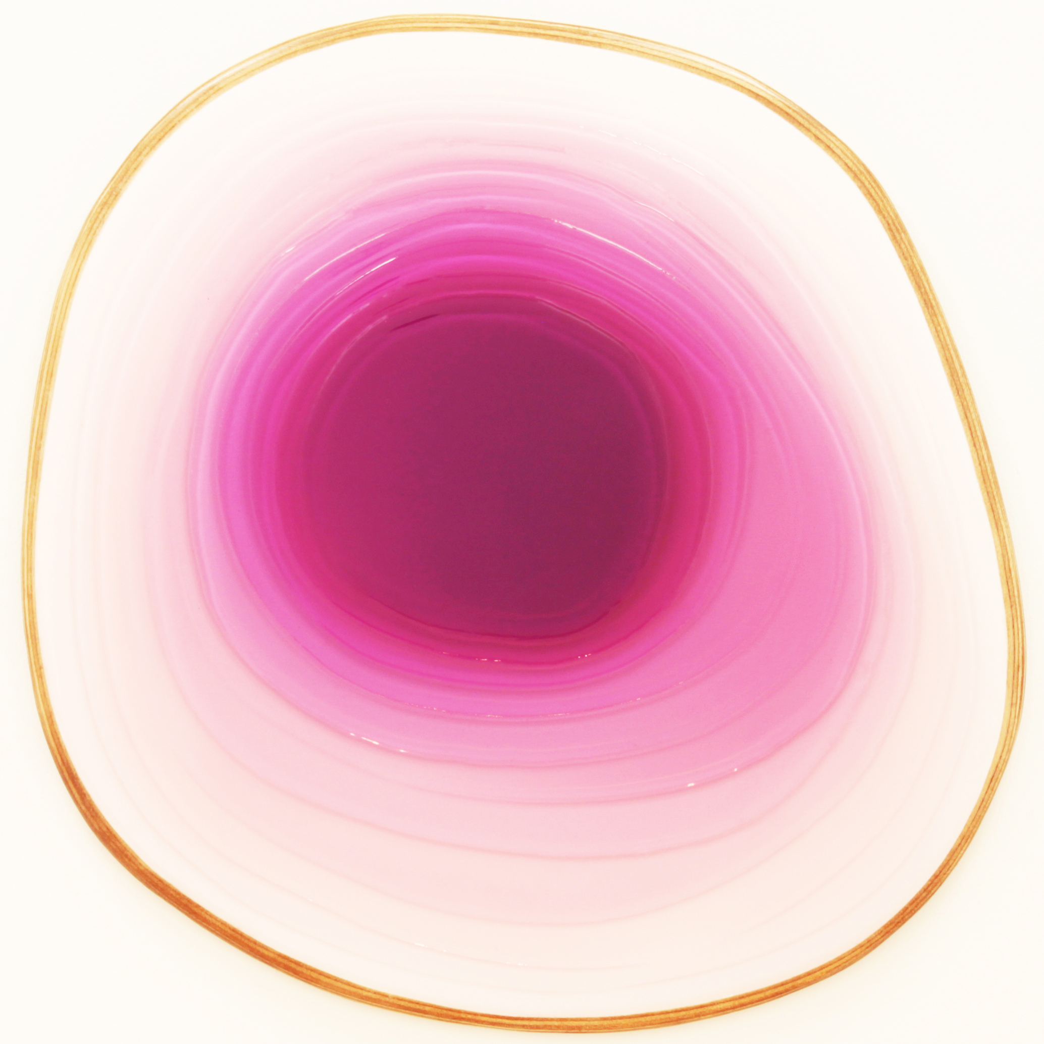 RUBEN ARTIST - Underwater 6363 - UnderWater Rippling Rings of Rose Light Expanding Outward